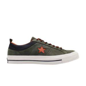 Converse One Star Olive Baskets Rouge 162544C