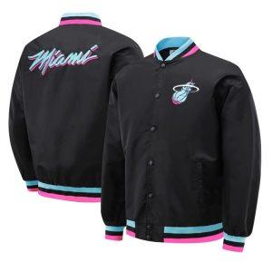 Bomber DPOY Miami Heat Logo Bomber Crème 421270