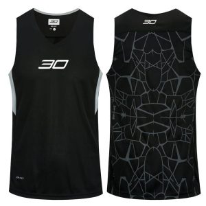 Débardeur de sport Daiong Curry motif coupe en V maillot de corps 447748