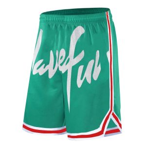 Daiong Amusez-vous short coupe verte 440565