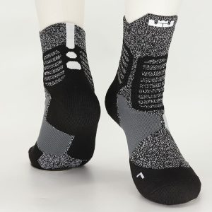 Chaussettes Daiong James gris-noir 448529