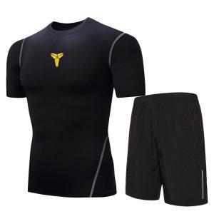 Combinaison de compression Daiong Kobe Ensemble T-Shirt Noir Noir 438498