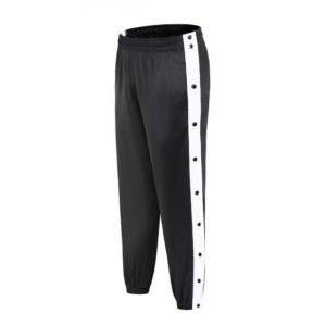 Daiong Pantalon boutonné noir uni Crème 443639
