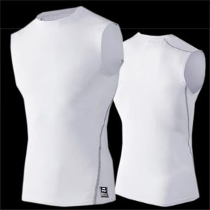 Maillot de sport Daiong uni blanc maillot de corps 445373