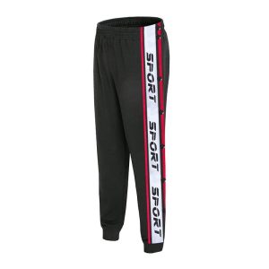 Pantalon boutonné à rayures Sport Daiong 456192