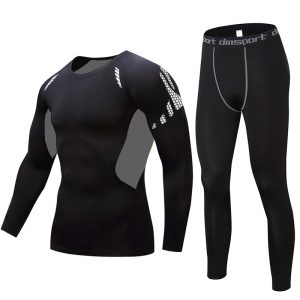 Combinaison de compression Daiong White Tech à manches longues noir 438514