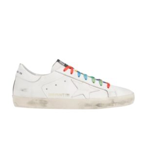 Baskets Golden Goose Superstar Low Rainbow Noir F35MS590 Q41