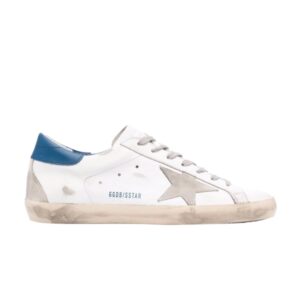 Baskets Golden Goose Superstar Blanc Bleu Vert GMF00102 F002181 10509