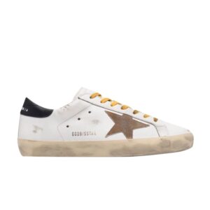 Baskets Golden Goose Superstar Blanc Marron Marine Vert GMF00101 F002552 10905