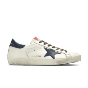 Baskets Golden Goose Superstar Blanc Nuit Bleu Camo Gris GMF00101 F000343 10280