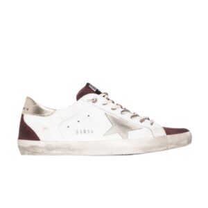 Baskets Golden Goose Superstar Blanc Terra Di Siena GMF00102 F000610 80503