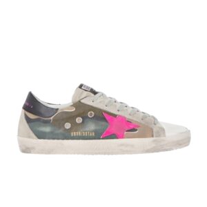 Baskets Golden Goose Wmns Superstar Camo Fuchsia G36WS590 T56