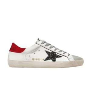 Baskets Golden Goose Wmns Superstar Glitter Star Lizard Print Vert GWF00101 F000147 80170