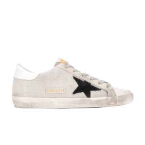 Baskets Golden Goose Wmns Superstar Argent Clair Noir GWF00101 F000313 10271