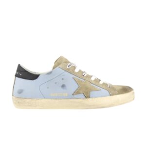 Baskets Golden Goose Wmns Superstar Pastel Sky Taupe Blanc GWF00101 F002514 50668