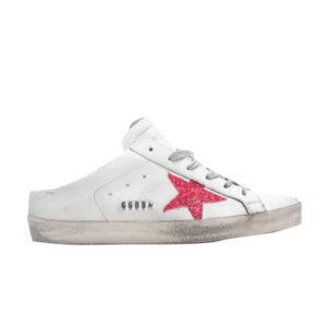 Baskets Golden Goose Wmns Superstar Sabot Blanc Rose Fluorescent Bleu GWF00110 F002560 10475