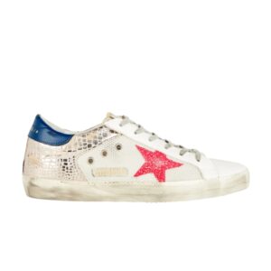Baskets Golden Goose Wmns Superstar Argent Cocco Rose G36WS590 S65