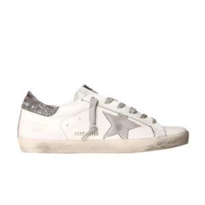 Baskets Golden Goose Wmns Superstar Blanc Noir Or Crème GWF00101 F000122 10213