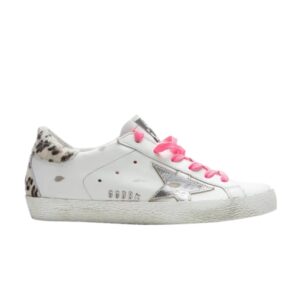 Baskets Golden Goose Wmns Superstar Blanc Crème Léopard Rouge GWF00102 F002472 10881