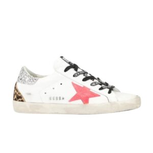 Baskets Golden Goose Wmns Superstar Blanc Fuchsia Fluo GWF00101 F000249 10255