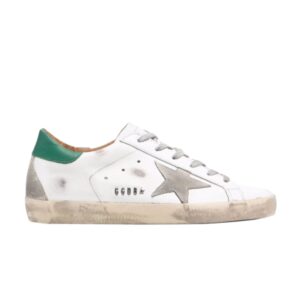 Baskets Golden Goose Wmns Superstar Blanc Vert GWF00102 F002180 10802