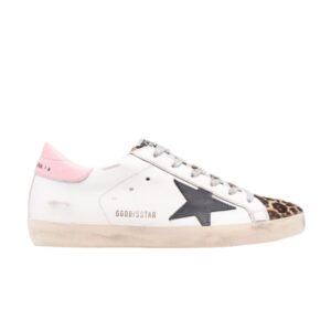 Baskets Golden Goose Wmns Superstar Blanc Léopard GWF00101 F001897 10725