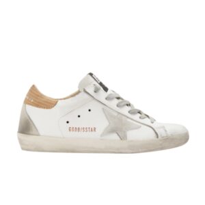 Baskets Golden Goose Wmns Superstar Blanc Lézard Vert G36WS590 S78