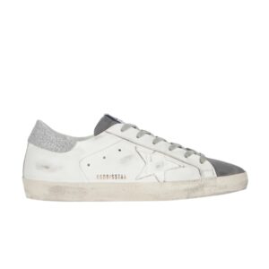 Baskets Golden Goose Wmns Superstar Blanc Argent Noir GWF00101 F000125 10211