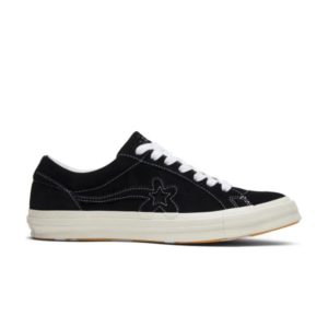 Baskets Golf Le Fleur x Converse One Star Ox Mono Noir 162129C