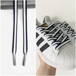 Gorilla Guard Adidas Lacets Rayures Noir-Blanc 467893
