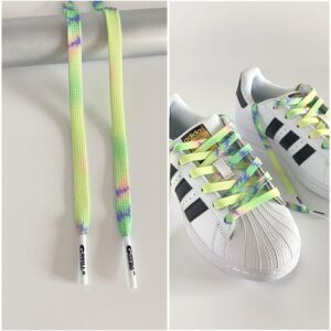 Gorilla Guard Adidas Lacets Tie-Dye violet-vert 467913