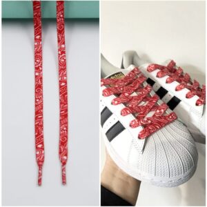 Gorilla Guard Adidas Lacets Paisley Rouge 467868