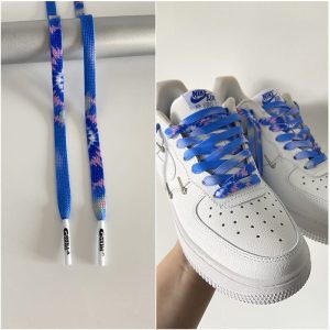 Gorilla Guard Air Force 1 '07 LX Lacets Tie-Dye bleus 464848