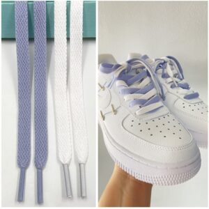 Gorilla Guard Air Force 1 '07 LX Lacets Lavande-Blanc 465443