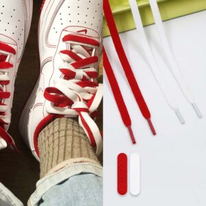 Gorilla Guard Air Force 1 Blanc Rouge Rouge-Blanc Lacets 465485