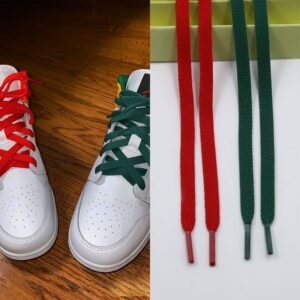 Gorilla Guard Air Jordan 1 Lacets Rouge-Vert 469500