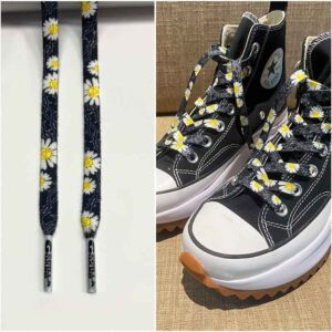 Gorilla Guard Converse Run Star Hike Daisy BW Lacets 468888