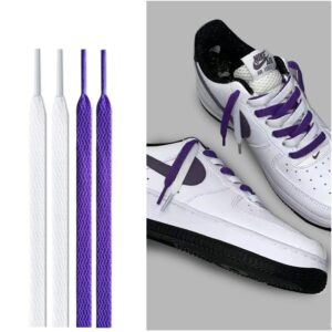 Gorilla Guard Nike Air Force 1 Blanc-Violet Lacets 468898