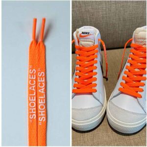 Gorilla Guard Nike Blazer Mid Text Orange Lacets 470674