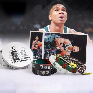 Jinduo Antetokounmpo 5 bracelet coffret cadeau blanc 425258