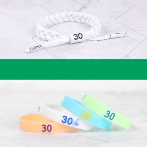 Ensemble de bracelets Jinduo Curry Logo Glow 5 Blanc 435955
