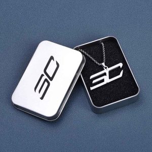 Pendentif en acier avec logo Jinduo Curry 432620