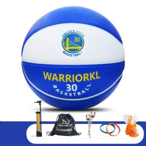 Ballon de basket-ball Jinduo Curry Warriors avec logo marron 437355