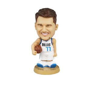 Jinduo Doncic Figurine Bobblehead debout Blanc 438364
