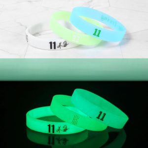 Jinduo Irving Logo Glow 3 Ensemble de bracelets Vert 435752