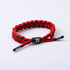 Jinduo Jordan Bracelet tressé rouge 426013