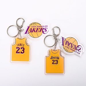 Jinduo Lakers James 23 Étoiles Porte-clés Vert 424329