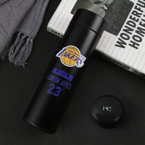 Jinduo Lakers James Bouteille d'eau thermos noire 432081