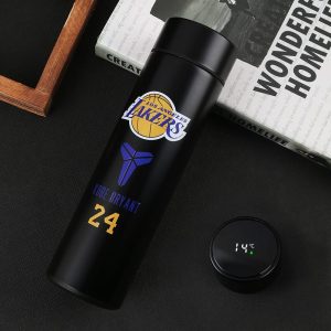 Jinduo Lakers Kobe Bouteille d'eau thermos noire 432055