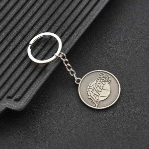 Jinduo Lakers Steel Logo Porte-clés Crème 427719